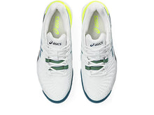 Load image into Gallery viewer, Asics Gel Resolution 9 White/Restful Teal Men's Tennis Shoes - 2023 NEW ARRIVAL