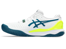 Load image into Gallery viewer, Asics Gel Resolution 9 White/Restful Teal Men's Tennis Shoes - 2023 NEW ARRIVAL