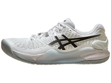 Load image into Gallery viewer, Asics Gel Resolution 9 White/Black Men's Tennis Shoes - 2023 NEW ARRIVAL