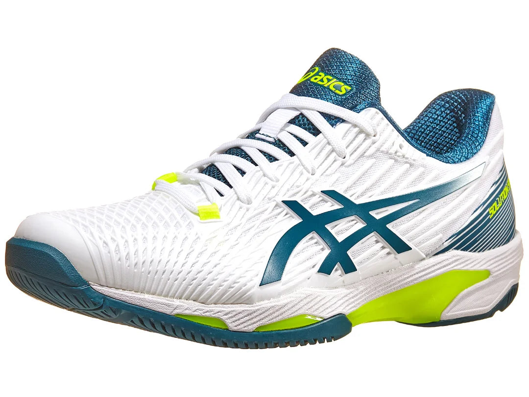 Asics Solution Speed FF 2 White/Teal Men's Tennis Shoes 2023 NEW ARR