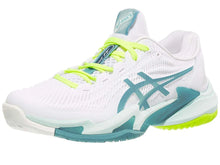 Load image into Gallery viewer, Asics Court FF 3 White/Soothing Sea Women's Tennis Shoes - 2023 NEW ARRIVAL