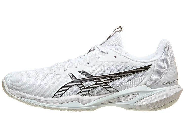 Asics Solution Speed FF 3 White/Black Men's Tennis Shoes - 2024 NEW ARRIVAL