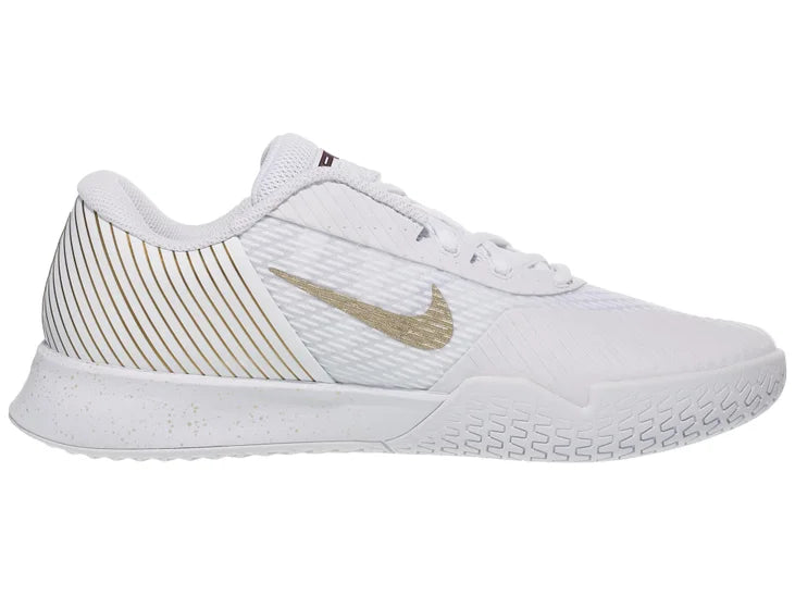 Nike Zoom Vapor Pro 2 WMB White Gold Men s Tennis Shoes 2024 NEW ARR MASTERS RACKET