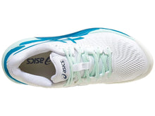 Load image into Gallery viewer, Asics Gel Resolution 9 AC White/Teal Blue Women's Tennis Shoes - 2024 NEW ARRIVAL