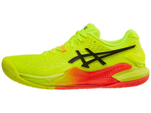 Load image into Gallery viewer, Asics Gel Resolution 9 Fluoro Yellow / Bright Orange  Women's Tennis shoes - 2024 NEW ARRIVAL