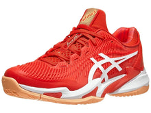 Load image into Gallery viewer, Asics Court FF 3 Novak AC Fiery Red/White Men's Tennis Shoes - 2023 NEW ARRIVAL
