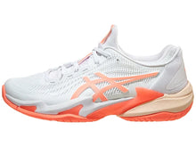Load image into Gallery viewer, Asics Court FF 3 White/Sun Coral Women's Tennis Shoes - 2023 NEW ARRIVAL