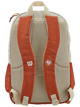 Load image into Gallery viewer, Wilson Roland Garros Team Backpack Bag Cream/Clay - 2025 NEW ARRIVAL