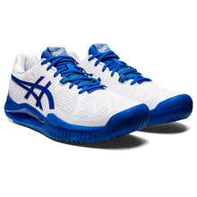 Load image into Gallery viewer, Asics Gel Resolution 8 White/Blue Men's Tennis Shoes - NEW ARRIVAL