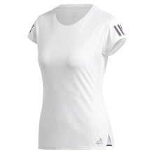 Load image into Gallery viewer, Adidas Women's Club 3 Stripe Tennis Top - White