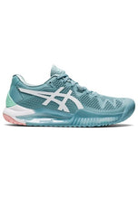Load image into Gallery viewer, Asics Gel Resolution 8 Smoke Blue/White Women's Tennis Shoes - 2022 NEW ARRIVAL