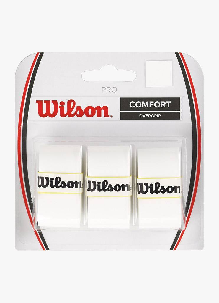 Wilson Pro Overgrip Comfort - 3 Pack - White