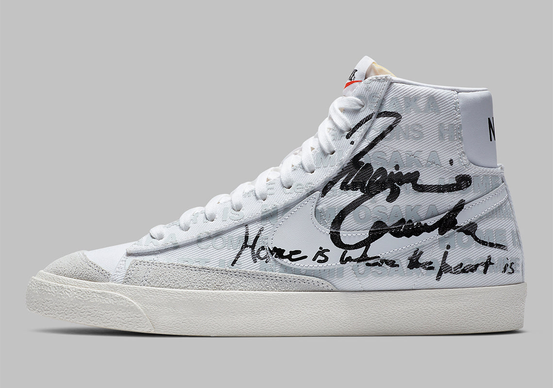 Naomi Osaka's COMME des GARÇONS CDG x Nike Blazer Mid '77 Sneaker