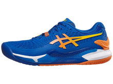 Load image into Gallery viewer, Asics Gel Resolution 9 Tuna Blue/Sun Peach Men's Tennis Shoes - 2023 NEW ARRIVAL