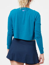 Load image into Gallery viewer, Nike Women's Spring Slam Crop Long Sleeve (Green or White color) - 2023 NEW ARRIVAL