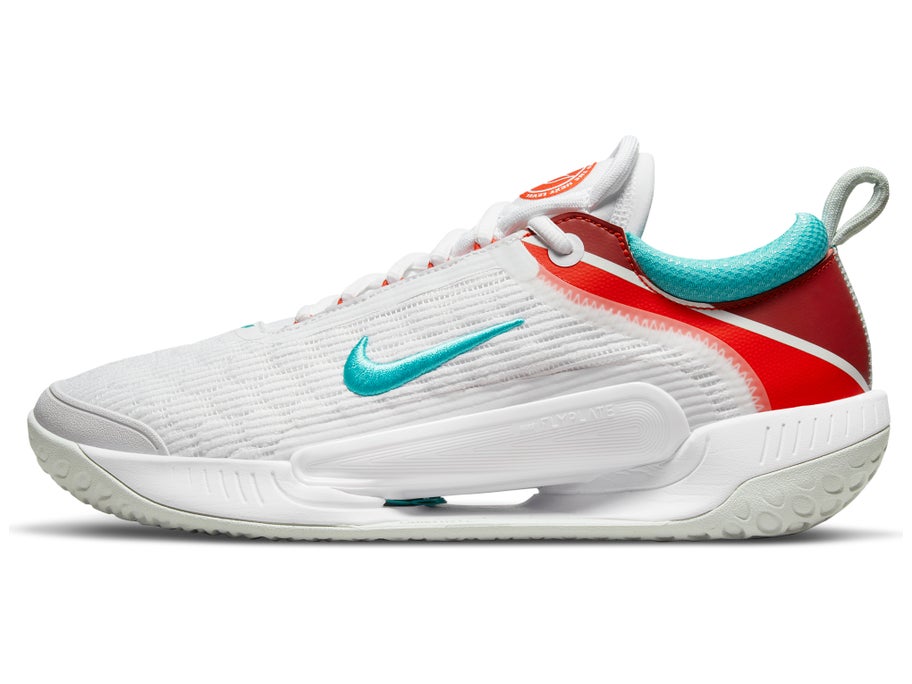 NikeCourt Zoom Nxt White/Washed Teal Men's & Women’s Tennis Shoes - 2022 NEW ARRIVAL