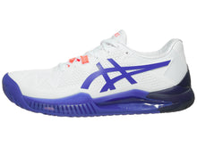 Load image into Gallery viewer, Asics Gel Resolution 8 White/Blue Men's & Women's Tennis Shoes - NEW ARRIVAL