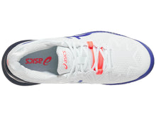Load image into Gallery viewer, Asics Gel Resolution 8 White/Blue Men's & Women's Tennis Shoes - NEW ARRIVAL