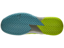 Load image into Gallery viewer, Adidas adizero Ubersonic 4 Yellow/Black/Sky Men’s Tennis Shoes - NEW ARRIVAL