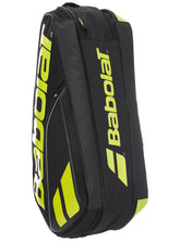Load image into Gallery viewer, Babolat Pure Aero 6 Pack Bag Black/Yellow
