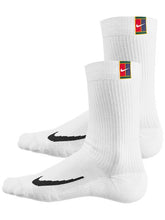 Load image into Gallery viewer, Nike Multiplier 2-Pack Cushioned Crew Socks (White or Black) - NEW ARRIVAL