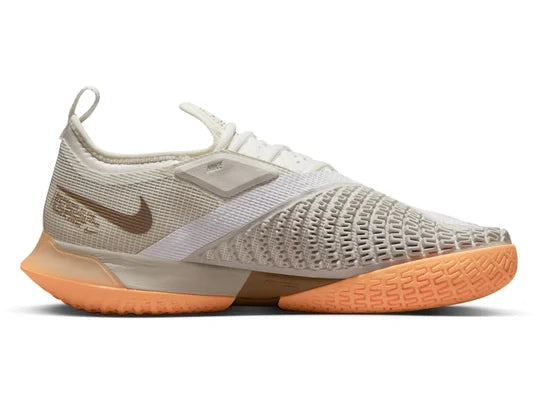 Nike React Vapor NXT Sail/Peach Women's and Men's Tennis Shoes