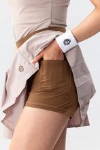 Load image into Gallery viewer, FENC Womens pleated tennis skirt brown Primeflex™︎ - 2024 NEW ARRIVAL
