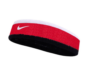 Nike Swoosh Headband Black/Red - 2023 NEW ARRIVAL