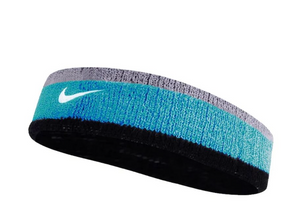 Nike Swoosh Headband Black/Blue - 2023 NEW ARRIVAL
