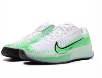 Nike Zoom Vapor 11 White/Green Men's Tennis Shoe - 2023 NEW Nike Zoom Vapor 11 White/Green Men's Tennis Shoe - 2023 NEW