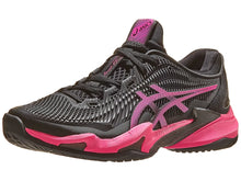 Load image into Gallery viewer, Asics Court FF 3 Black/Hot Pink Men&#39;s Tennis Shoes - 2023 NEW ARRIVAL
