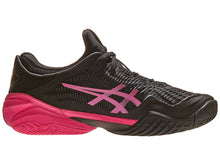 Load image into Gallery viewer, Asics Court FF 3 Black/Hot Pink Men&#39;s Tennis Shoes - 2023 NEW ARRIVAL
