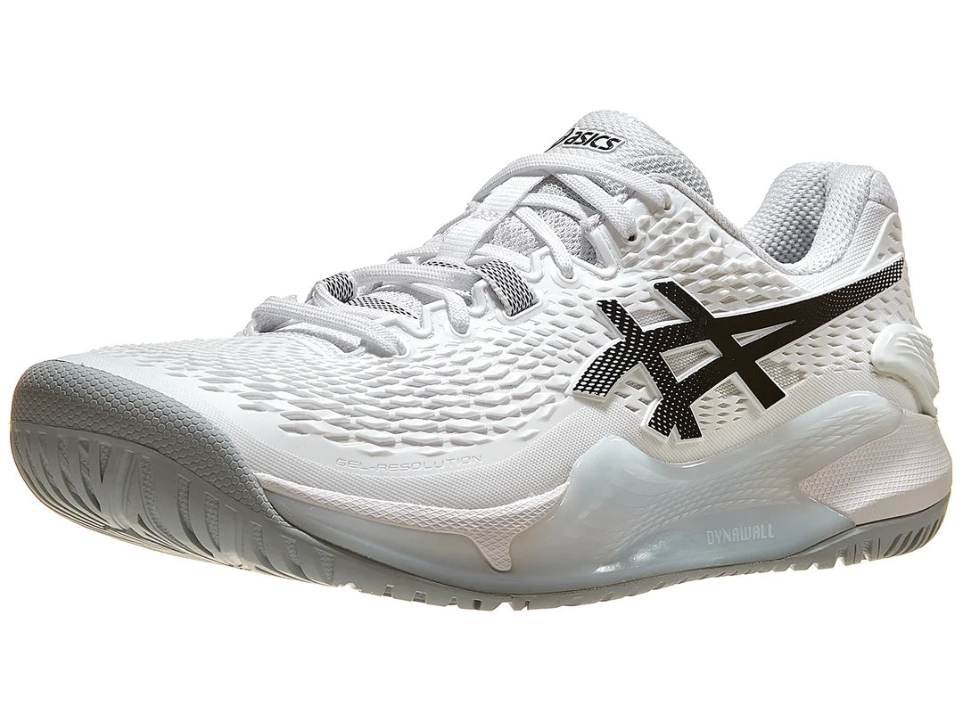 Asics Gel Resolution 9 White/Black Men's Tennis Shoes - 2023