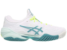 Load image into Gallery viewer, Asics Court FF 3 White/Soothing Sea Women&#39;s Tennis Shoes - 2023 NEW ARRIVAL
