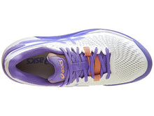 Load image into Gallery viewer, Asics Gel Resolution 9 White/Amethyst Women&#39;s Tennis Shoes - 2023 NEW ARRIVAL
