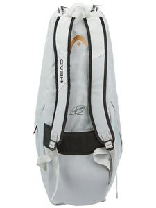 Head Pro X Racquet Bag M White (6 Rackets style) - 2023 NEW ARRIVAL