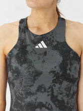 Load image into Gallery viewer, Adidas Women&#39;s Paris Tennis Y-Tank - Carbon - 2023 NEW ARRIVAL
