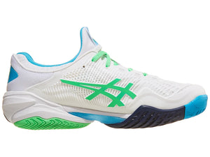 Asics Court FF 3 White/New Leaf Men's Tennis Shoes - 2024 NEW ARRIVAL