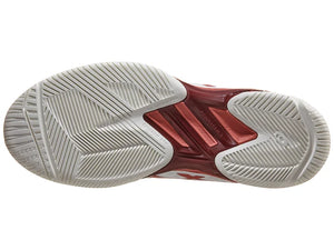 Asics Solution Speed FF 2 White/Lt Garnet Women's Tennis Shoes - 2023 NEW ARRIVAL
