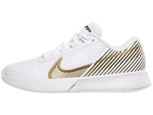 Nike Zoom Vapor Pro 2 WMB White/Gold Women's Tennis Shoes - 2024 NEW ARRIVAL