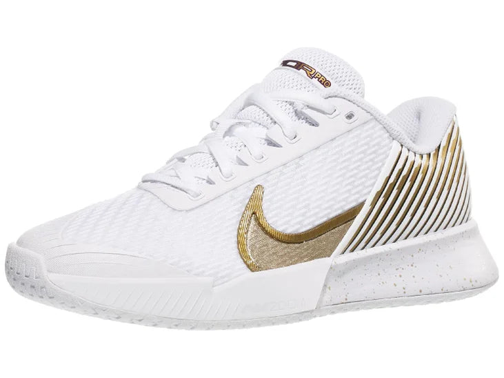 Nike Zoom Vapor Pro 2 WMB White/Gold Women's Tennis Shoes - 2024 NEW ARRIVAL