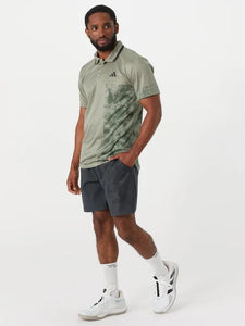 Adidas Men's Paris Freelift Polo - Carbon/Black or Green - 2023 NEW ARRIVAL