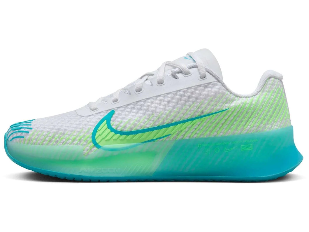 Nike Zoom Vapor 11 White/Teal/Lemon Women's Tennis Shoes - 2023 NEW ARRIVAL