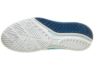 Asics Gel Resolution 9 AC White/Teal Blue Women's Tennis Shoes - 2024 NEW ARRIVAL