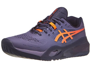 Asics Gel Resolution X Grey Purple/Orange Men's Tennis Shoes - 2025 NEW ARRIVAL