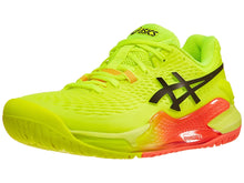 Load image into Gallery viewer, Asics Gel Resolution 9 Fluoro Yellow / Bright Orange  Women&#39;s Tennis shoes - 2024 NEW ARRIVAL
