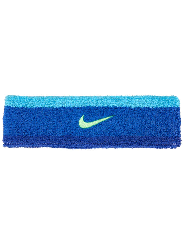 Nike Swoosh Headband Hyper Royal/Green - 2023 NEW ARRIVAL