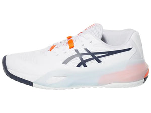 Asics Gel Resolution X White/Indigo Fog Men's Tennis Shoes - 2024 NEW ARRIVAL