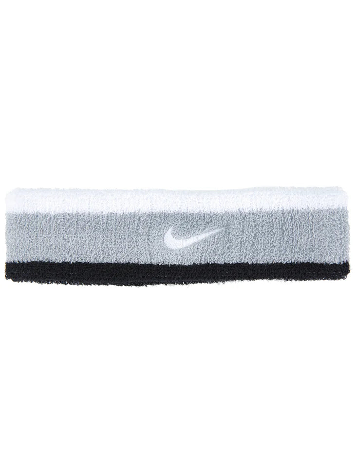 Nike Swoosh Headband Lt Grey/Black - 2023 NEW ARRIVAL