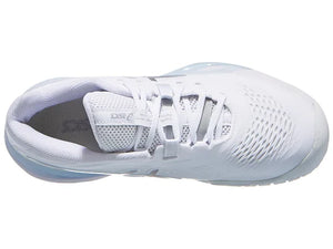 Asics Gel Resolution X White/Silver Women's Tennis Shoes - 2025 NEW ARRIVAL